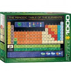 EuroGraphics Puzzle Periodická tabuľka, 1000 dielikov