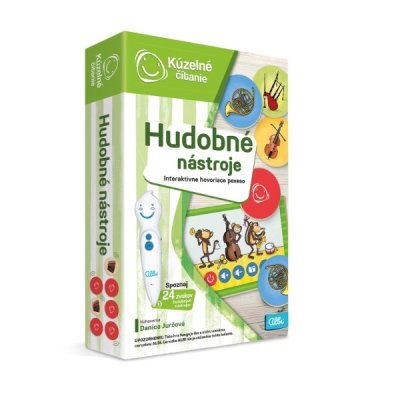 Kúzelné čítanie - Pexeso Hudobné nástroje