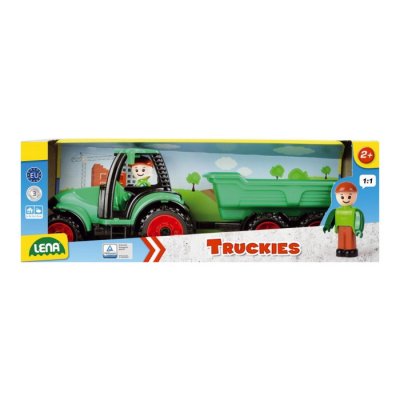Lena Traktor s vlečkou, 32 cm