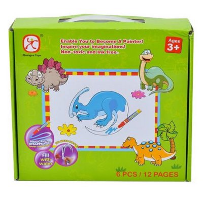 Mac Toys Vyfarbovacie puzzle Dinosaury, 6 obrázkov