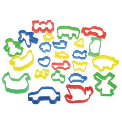 Bigjigs Toys Vykrajovátka, 24 ks