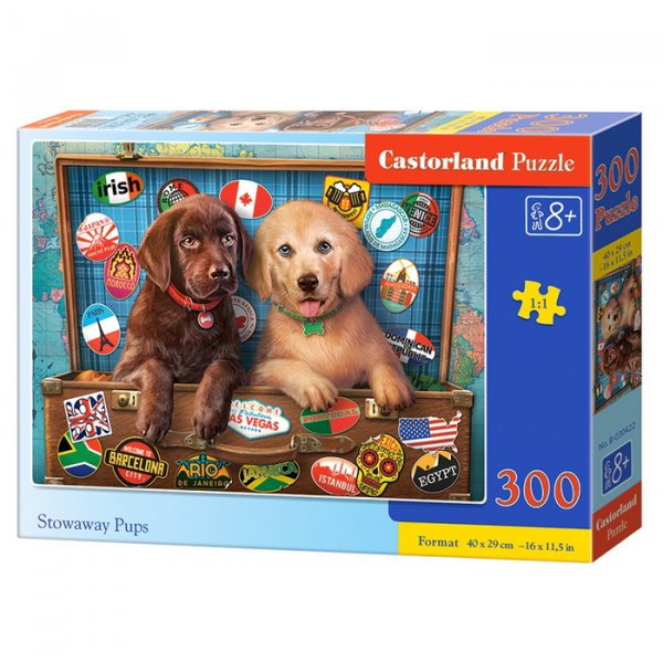 Castorland Puzzle Cestovatelia, 300 dielikov