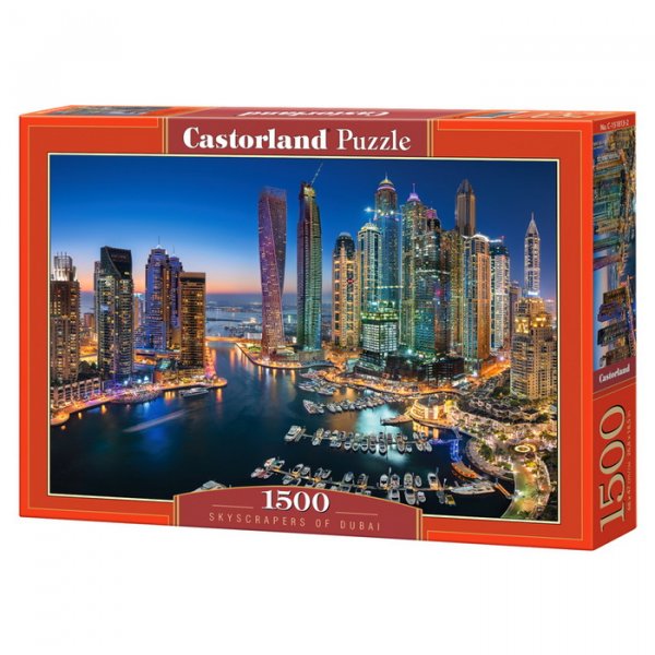 Castorland Puzzle Mrakodrapy v Dubaji, 1500 dielikov
