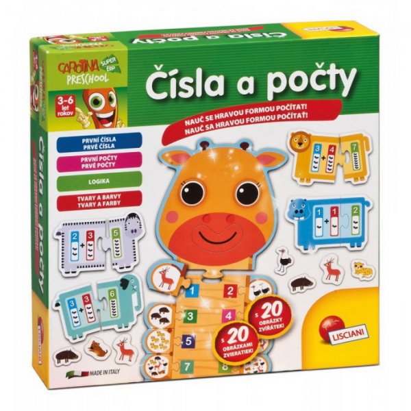 Lisciani Carotina Čísla a počty