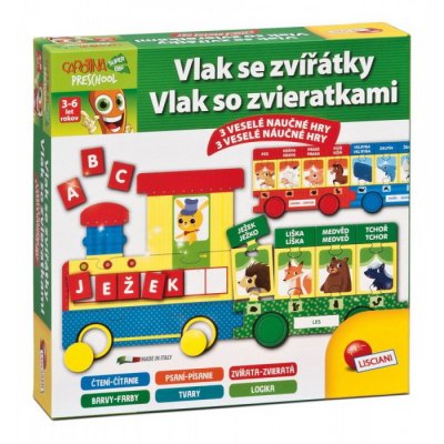 Lisciani Carotina Vlak so zvieratkami