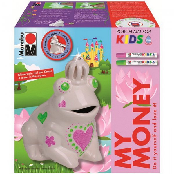 Marabu Porcelánová pokladnička - Žaba