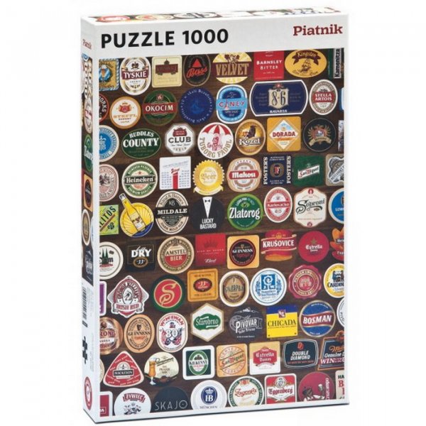 Piatnik Puzzle Pivné tácky, 1000 dielikov