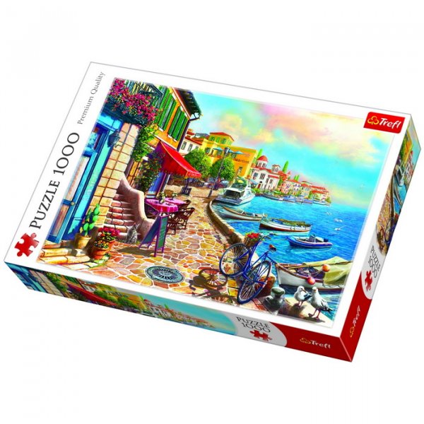 Trefl Puzzle Slnečné nábrežie, 1000 dielikov
