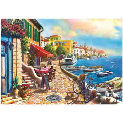 Trefl Puzzle Slnečné nábrežie, 1000 dielikov