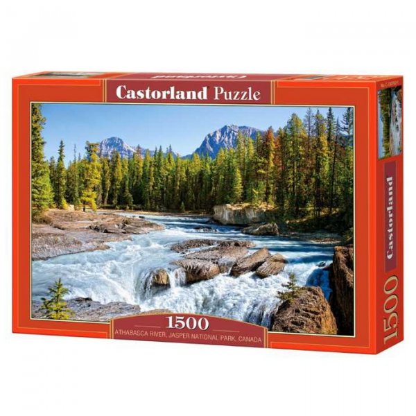 Castorland Puzzle Rieka Athabasca Canada, 1500 dielkov