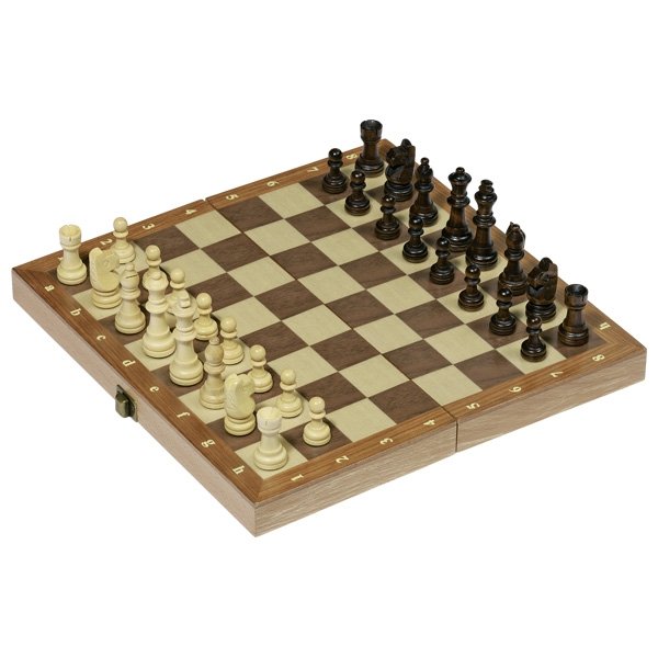 Goki Drevený šach v boxe, 29x29 cm