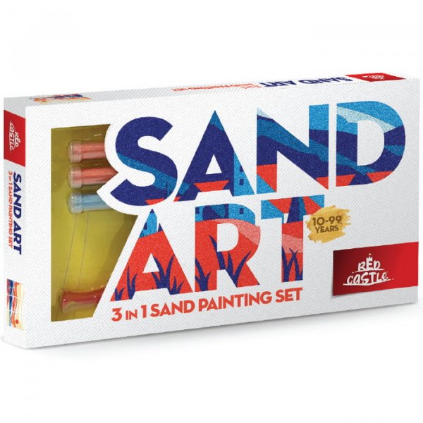 Red Castle Pieskovanie Sand Art Set 3v1