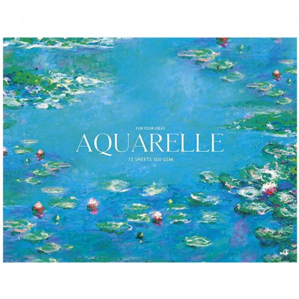 Výtvarný náčrtník Aquarelle Muse A4+ 300g, 15 listov