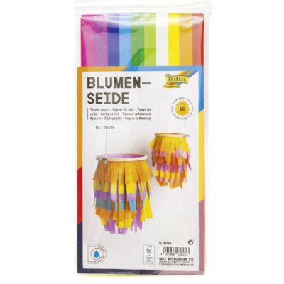 Folia Hodvábny papier farebný 20 g/m2, 10 ks