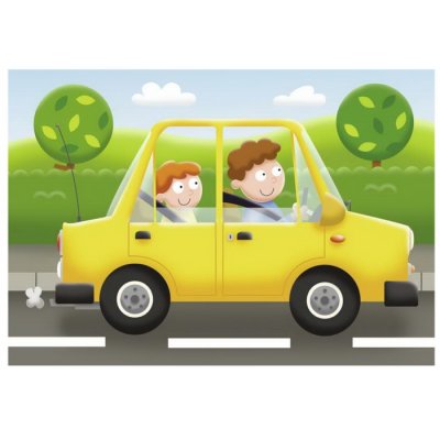 Ravensburger Moje prvé puzzle Dopravné prostriedky, 4v1