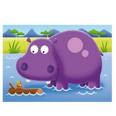 Ravensburger Moje prvé puzzle Safari, 4v1