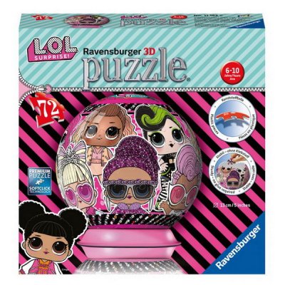 Ravensburger Puzzleball L.O.L., 72 dielikov