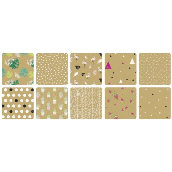 Kreatívny blok Kraft papier Natur A4, 20 ks