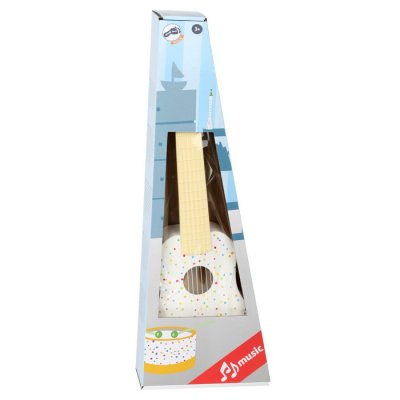Small Foot Gitara detská s bodkami, 53 cm