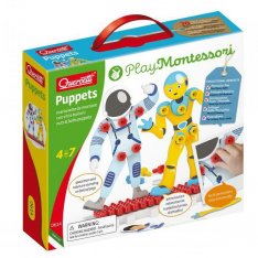 Quercetti Montessori Puppets - postavičky so skrutkami a maticami