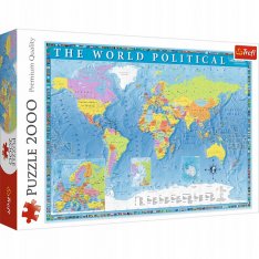Trefl Puzzle Politická mapa sveta, 2000 dielikov