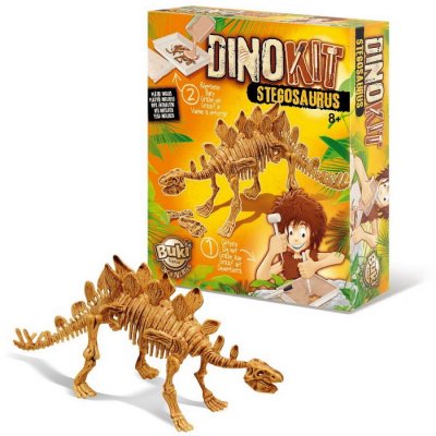 Buki Vykopávka a kostra - Stegosaurus