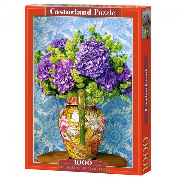 Castorland Puzzle Kytica Hortenzií, 1000 dielikov