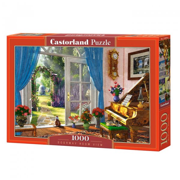 Castorland Puzzle Pohľad do izby, 1000 dielikov