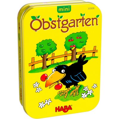 HABA Ovocný sad mini hra v plechovej krabičke