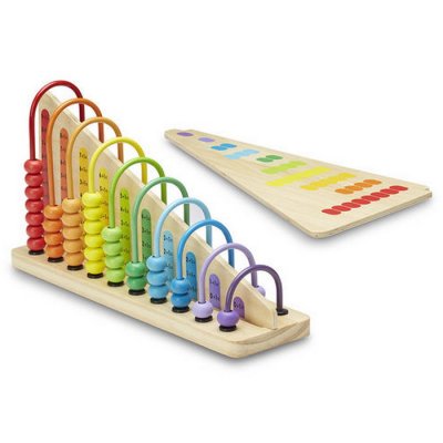 Melissa & Doug Drevené matematické počítadlo