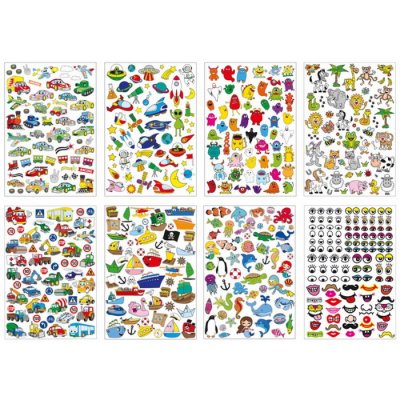Playbox Samolepky Doprava, 500 ks