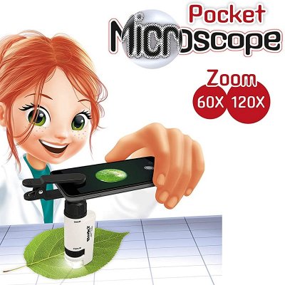 Buki Vreckový mikroskop Mini s klipom
