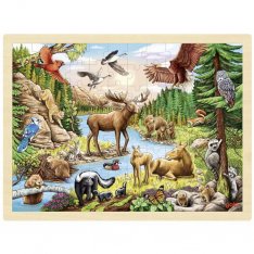 Goki Puzzle Severoamerická divočina, 96 dielikov