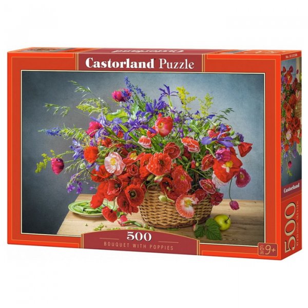Castorland Puzzle Kytica s makmi, 500 dielikov