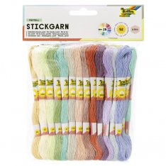 Folia Sada bavlniek PASTEL, 52 ks