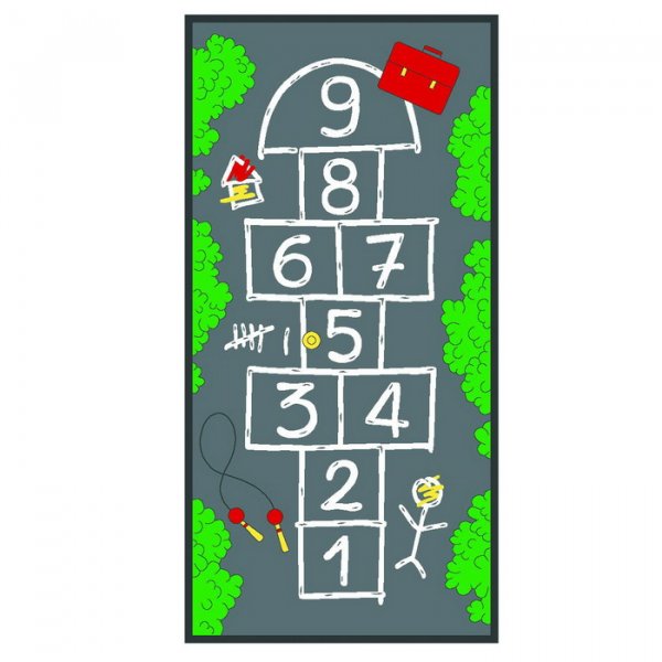 Hrací koberec Škôlka, 1 x 2 m