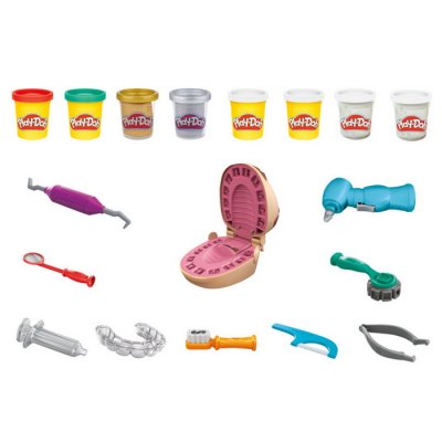 Play-Doh Zubárska súprava, 8 téglikov