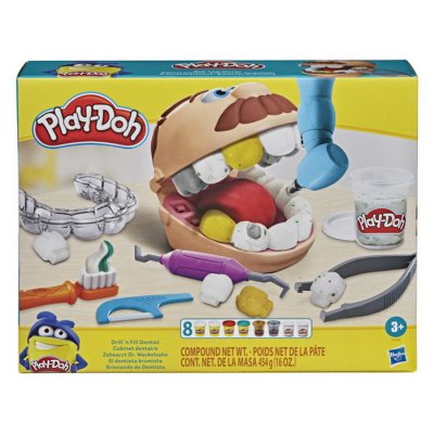 Play-Doh Zubárska súprava, 8 téglikov