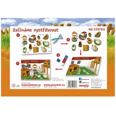 Vystrihovačka Začíname vystrihovať Na statku 5+