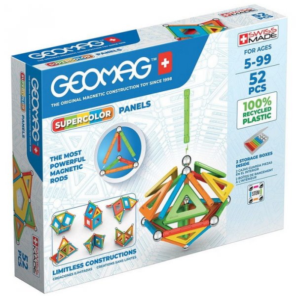 Geomag Supercolor Panels recycled 52