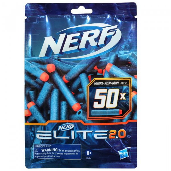Nerf Náhradné šípky pre Nerf Elite 2.0, 50 ks