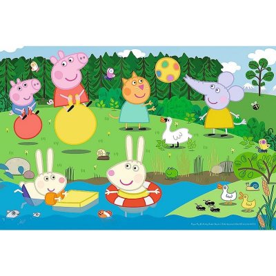 Trefl Puzzle 60 Peppa Pig Prázdninová zábava