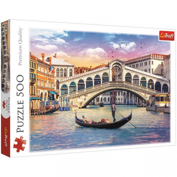Trefl Puzzle Rialto Bridge - Venice, 500 dielikov