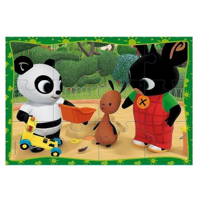 Lisciani Puzzle Bing a jeho priatelia, 2 x 12 dielikov