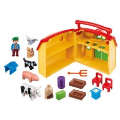 Playmobil Moja prvá farma v kufríku, 17 ks