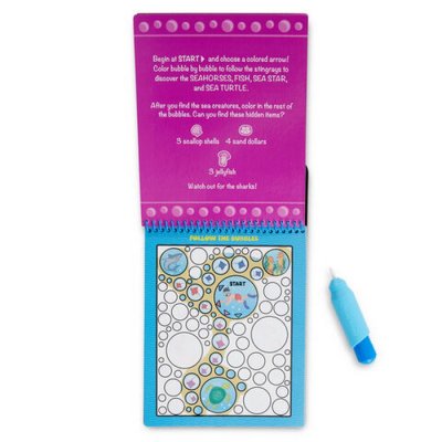 Melissa & Doug - Magické pero Cesty - Morský svet, 4 obrázky