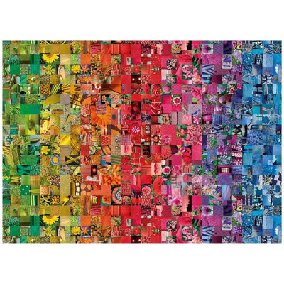Clementoni Puzzle Farebná koláž, 1000 dielikov