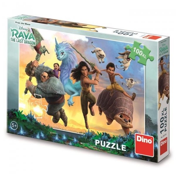 Dino Puzzle Raya, 100XL dielikov
