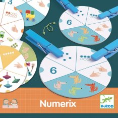 Djeco Eduludo Numerix (počítanie do 10 pomocou štipcov)