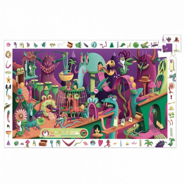 Djeco Objavovacie puzzle - Vo videohre, 200 dielikov